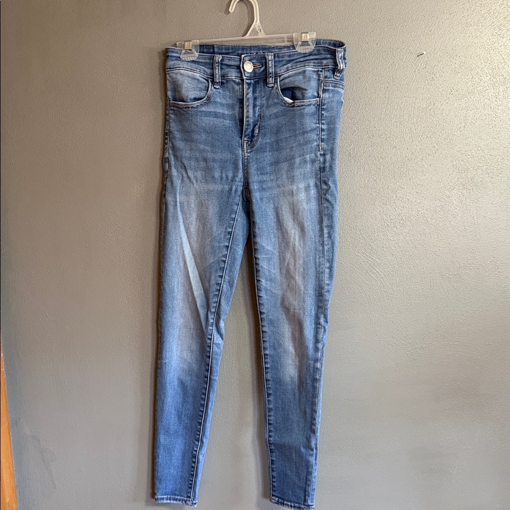 American Eagle Outfitters Women's Skinny Jeans in Blue